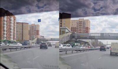 В Тюмени на улице Мельникайте наблюдается большая пробка из-за двух ДТП - nashgorod.ru - Тюмень - Тобольск