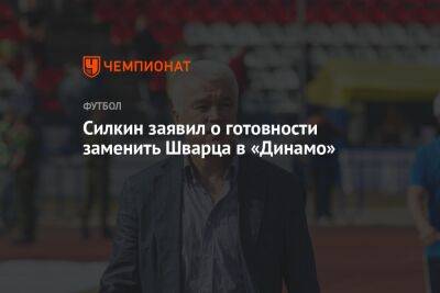 Сергей Силкин - Сандро Шварц - Силкин заявил о готовности заменить Шварца в «Динамо» - championat.com