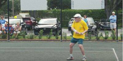98-летний украинский теннисист сыграл на чемпионате мира в США — видео - nv.ua - США - Украина - шт.Флорида - Харьков