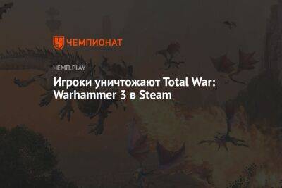 Игроки уничтожают Total War: Warhammer 3 в Steam - championat.com - Россия - Rome