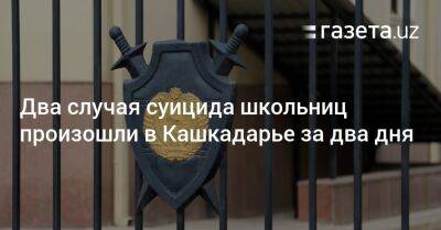 Хает Шамсутдинов - Два случая суицида школьниц произошли в Кашкадарье за два дня - gazeta.uz - Узбекистан