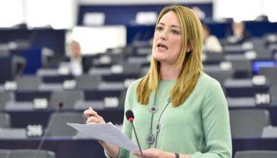 Ирина Костюченко - Президент Европарламента выступила за ускоренный прием Украины в ЕС - lenta.ua - Украина - Италия - Брюссель - Ес