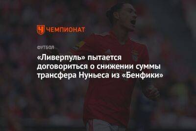 Нуньеса Дарвин - «Ливерпуль» пытается договориться о снижении суммы трансфера Нуньеса из «Бенфики» - championat.com - Португалия