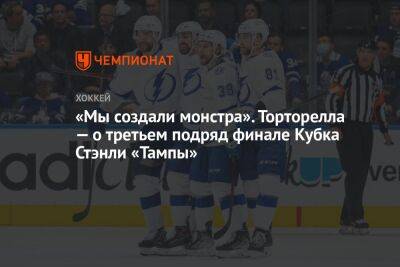 «Мы создали монстра». Торторелла — о третьем подряд финале Кубка Стэнли «Тампы» - championat.com - США - Нью-Йорк - шт. Колорадо