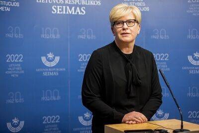 Ингрида Шимоните - Литва - Премьер Литвы заразилась коронавирусом, откладывается ее визит в США - obzor.lt - США - Литва