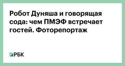 Робот Дуняша и говорящая сода: чем ПМЭФ встречает гостей. Фоторепортаж - smartmoney.one - Россия - Санкт-Петербург - Ростовская обл. - Санкт-Петербург - Пмэф