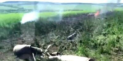 На границе с Украиной разбился российский военный самолет — видео - nv.ua - Россия - Украина - Белгородская обл.