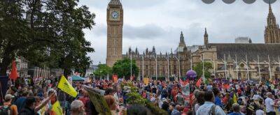 Борис Джонсон - В Лондоне тысячи человек вышли на протесты из-за роста цен - obzor.lt - Англия - Лондон - Лондон
