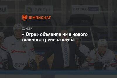 «Югра» объявила имя нового главного тренера клуба - championat.com - Санкт-Петербург - Казахстан - Белоруссия - Югра