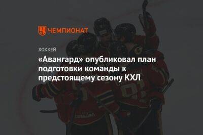 «Авангард» опубликовал план подготовки команды к предстоящему сезону КХЛ - championat.com - Sochi - Омск