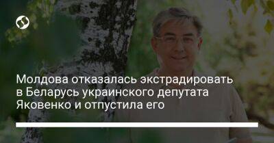 Молдова отказалась экстрадировать в Беларусь украинского депутата Яковенко и отпустила его - liga.net - Украина - Молдавия - Белоруссия - Донецкая обл.