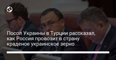 Посол Украины в Турции рассказал, как Россия провозит в страну краденое украинское зерно - liga.net - Россия - Украина - Краснодар - Турция - Севастополь - Херсон - Новороссийск