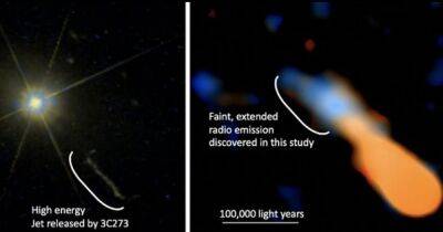 Астрономы нашли загадочные объекты рядом с самым ярким квазаром во Вселенной (фото) - focus.ua - Украина