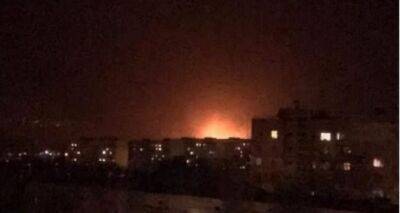 Мощный пожар возник к северу от Луганска после серии взрывов — очевидцы - cxid.info - Луганск