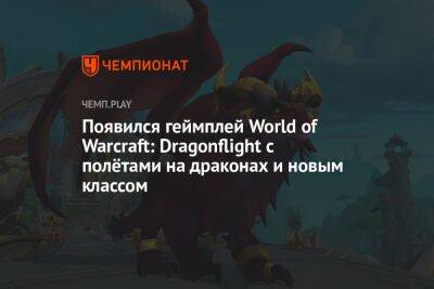 Появился геймплей World of Warcraft: Dragonflight с полётами на драконах и новым классом - championat.com