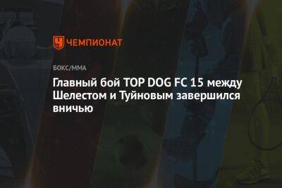 Главный бой TOP DOG FC 15 между Шелестом и Туйновым завершился вничью - championat.com - Москва - county Hall