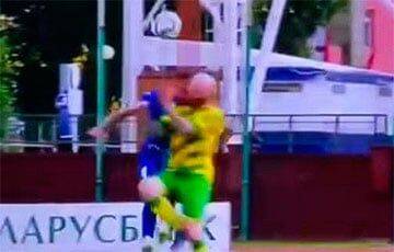 Андрей Васильев - Игроки «Витебска» и «Немана» столкнулись головами в прыжке за верховой мяч - charter97.org - Белоруссия - Витебск