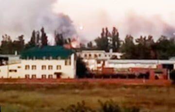 ВСУ разбудили оккупантов взрывами складов в Новой Каховке - charter97.org - Украина - Белоруссия
