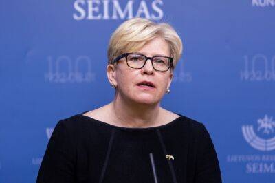 Ингрида Шимоните - Премьер Литвы: Россия не успокоится, пока ей не свяжут руки - obzor.lt - Россия - Украина - Литва - Ес