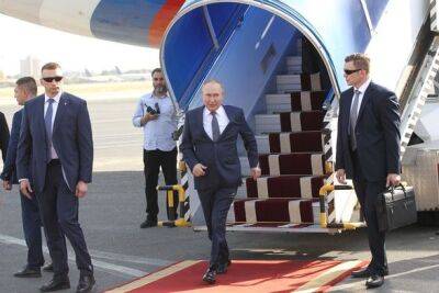 Владимир Путин - Тайип Эрдоган - Раиси - путин прибыл в Иран для переговоров с Раиси и Эрдоганом - unn.com.ua - США - Сирия - Украина - Киев - Турция - Иран - Тегеран - Стамбул