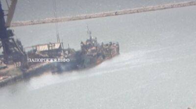 Оккупанты подняли уничтоженный ВСУ корабль "Саратов", хотят ремонтировать - pravda.com.ua - Крым - Бердянск - Бердянск