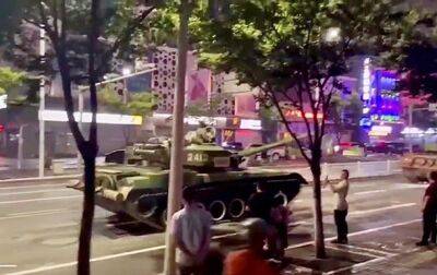 В сети появился фейк о применении танков в Китае - korrespondent.net - Китай - США - Украина - Шанхай