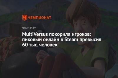 MultiVersus покорила игроков: пиковый онлайн в Steam превысил 60 тыс. человек - championat.com