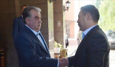 Эмомали Рахмон - Садыр Жапаров - Таджикистан и Кыргызстан за год согласовали еще 80 км линии госграницы - dialog.tj - Киргизия - Таджикистан