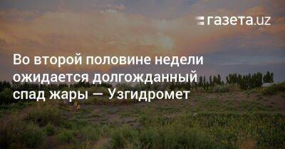 Во второй половине недели ожидается долгожданный спад жары — Узгидромет - gazeta.uz - Узбекистан