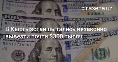 В Кыргызстан пытались незаконно вывезти почти $300 тысяч - gazeta.uz - Узбекистан - Киргизия