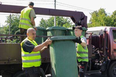В частном секторе на Салтовке установили мусорные контейнеры (фото) - objectiv.tv - Украина - Харьков - район Салтовский