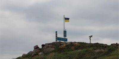 Появилось фото поднятого украинского флага над островом Змеиный - nv.ua - Россия - Украина