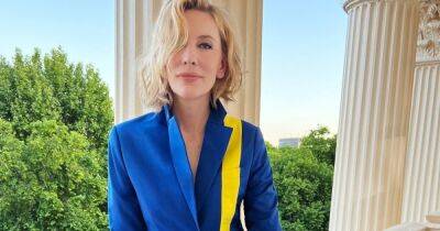 Кейт Бланшетт - Джулия Робертс - Кейт Бланшетт появилась в костюме цветов украинского флага - focus.ua - Россия - США - Украина - Австралия