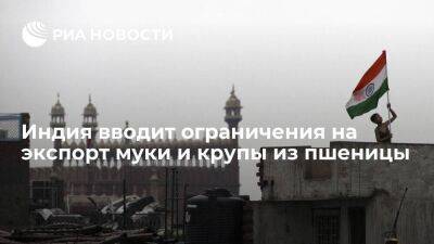 Правительство Индии с 12 июля введет ограничения на экспорт муки и крупы из пшеницы - smartmoney.one - Индия - Европа