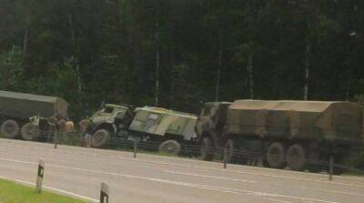 В Беларуси заметили движение колонны российской оккупационной армии - ru.slovoidilo.ua - Россия - Украина - Белоруссия - Польша - Минск - Бобруйск - Камаз