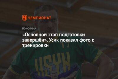 Александр Усик - Энтони Джошуа - «Основной этап подготовки завершён». Усик показал фото с тренировки - championat.com - Англия - Саудовская Аравия - Джидда