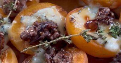 Рецепт запеченных абрикосов с сыром, орехами и медом - focus.ua - Украина