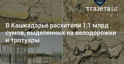 Шавкат Мирзиеев - В Кашкадарье расхитили 1,1 млрд сумов, выделенных на велодорожки и тротуары - gazeta.uz - Узбекистан