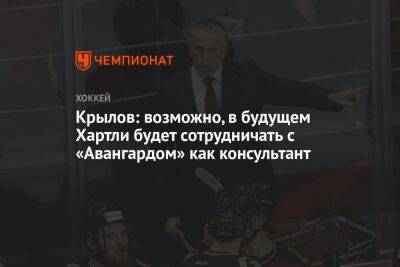 Роберт Хартли - Александр Крылов - Сергей Емельянов - Крылов: возможно, в будущем Хартли будет сотрудничать с «Авангардом» как консультант - championat.com
