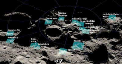 В NASA показали потенциальные места для высадки астронавтов на Луне (видео) - focus.ua - США - Украина