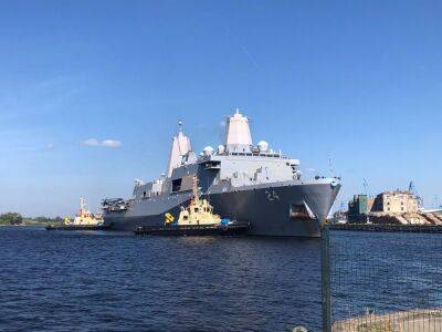 В Литву, Латвию и Эстонию прибыли крупные военные корабли США - gordonua.com - США - Украина - Эстония - Литва - Латвия - county Hall - Рига - county Arlington