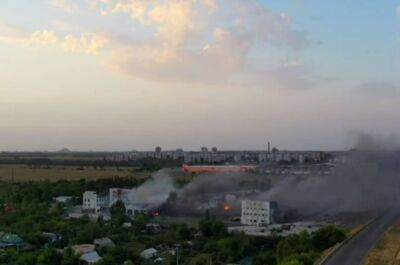 В окупованому Донецьку продовжує горіти база "П'ятнашки", - Гайдай - vchaspik.ua - Украина