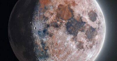 Астрофотографы сделали потрясающие снимки Луны: она выглядит совсем по-другому (фото) - focus.ua - Украина