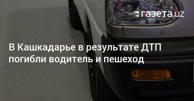 В Кашкадарье в результате ДТП погибли водитель и пешеход - gazeta.uz - Узбекистан - Кашкадарьинская обл. - Скончался