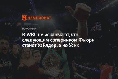 Александр Усик - Фьюри Тайсон - Маурисио Сулейман - В WBC не исключают, что следующим соперником Фьюри станет Уайлдер, а не Усик - championat.com