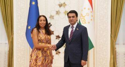Рустам Эмомаль - Эмомали Руст - Рустам Эмомали встретился с главой представительства ЕС в Таджикистане - dialog.tj - Душанбе - Таджикистан - Афганистан