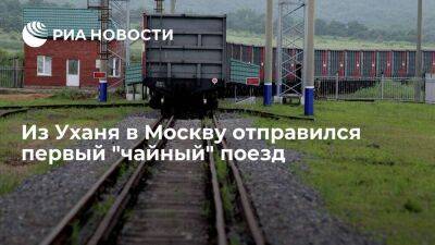 Первый "чайный" поезд из китайского Уханя отправился в Москву в рамках нового проекта - smartmoney.one - Москва - Россия - Китай - п. Хубэй - Ухань