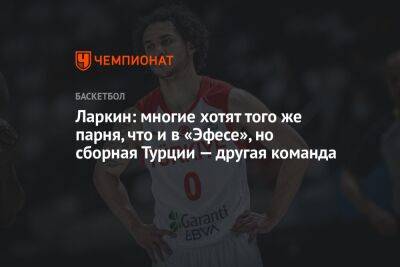 Ларкин: многие хотят того же парня, что и в «Эфесе», но сборная Турции — другая команда - championat.com - Турция - Сербия