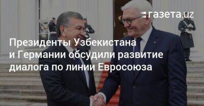 Porsche - Президенты Узбекистана и Германии обсудили развитие диалога по линии ЕС - gazeta.uz - Узбекистан - Германия - Афганистан