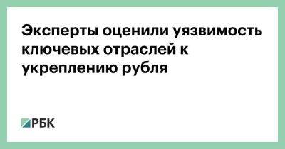 Антон Силуанов - Максим Решетников - Эксперты оценили уязвимость ключевых отраслей к укреплению рубля - smartmoney.one